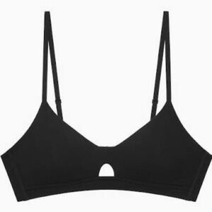 NWT NEIWAI Pure Comfort Soft Modal Triangle Bra, Black - Size Medium